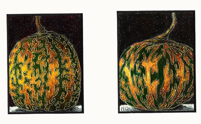 Gourds, Green and Orange